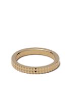 Le Gramme Pyramid Guilloche Ring - Yellow Gold
