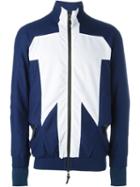 11 By Boris Bidjan Saberi Panelled Jacket, Men's, Size: Large, Blue, Cotton