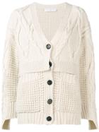 Victoria Beckham Oversized Cardigan - White