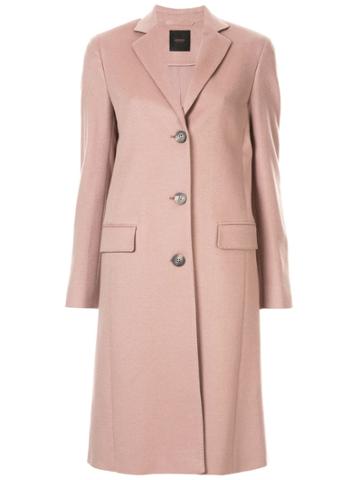 Agnona Eternals Single-breasted Coat - Pink