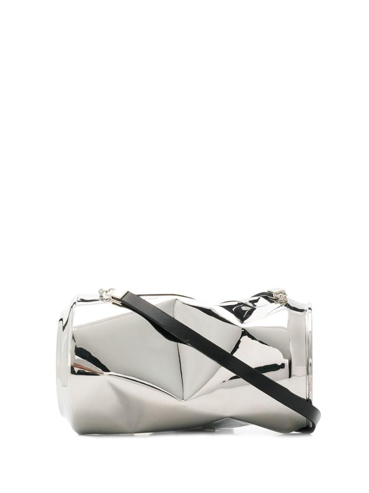 Ambush Crushed Can Shoulder Bag - Silver