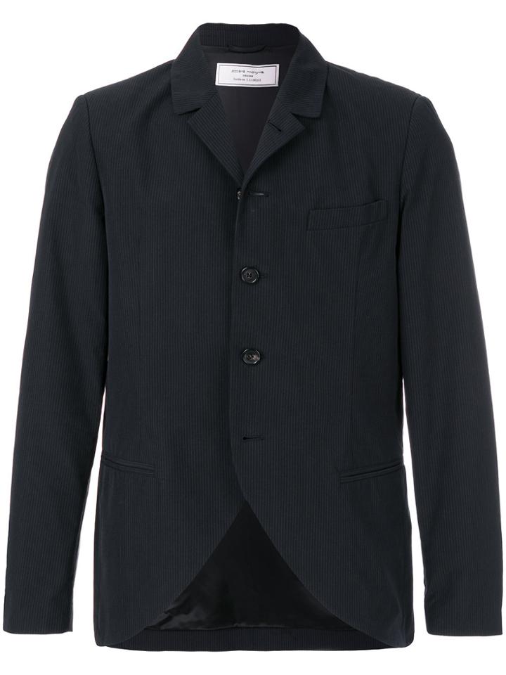 Société Anonyme Pinstripe Fitted Blazer - Blue