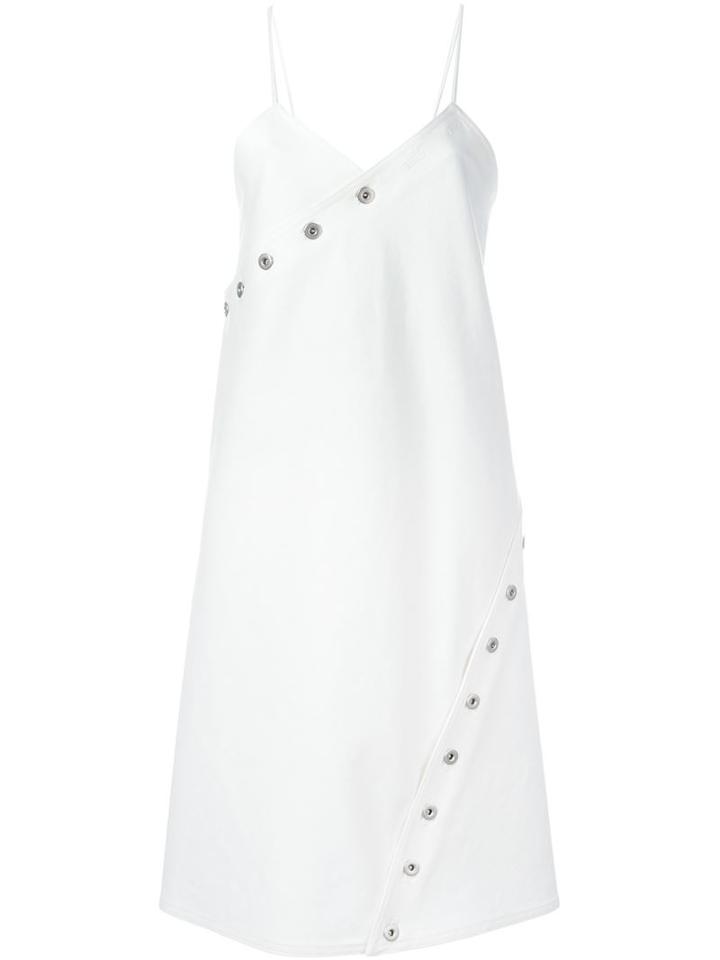 Courrèges R07 Dress, Women's, Size: 42, White, Cotton