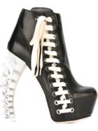 Dsquared2 Platform Boots, Women's, Size: 37, Black, Leather