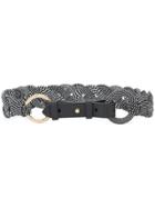 Diane Von Furstenberg Braided Belt - Black
