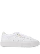 Adidas Lace-up Logo Sneakers - White