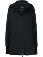 Herno Zip-front Parka Jacket - Black