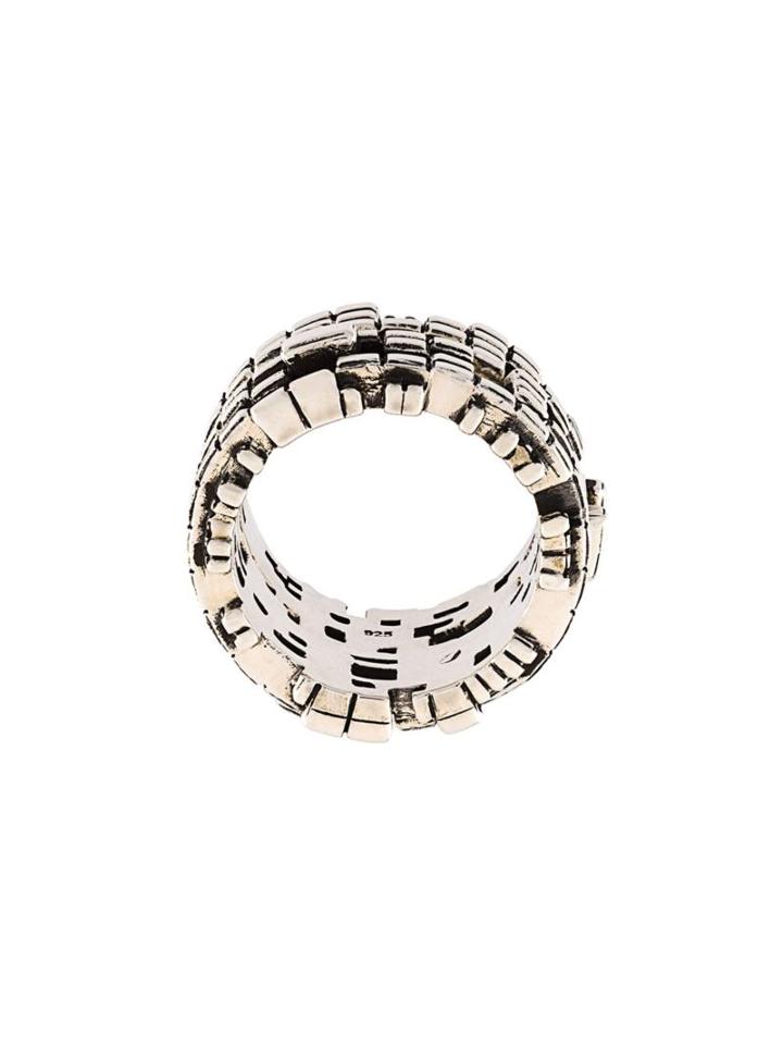 John Brevard 'ortho Square Checkers' Ring