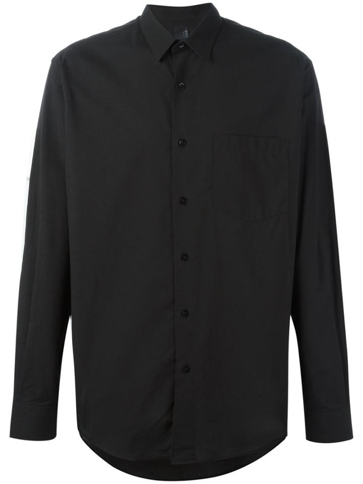 Ami Alexandre Mattiussi Large Classic Shirt, Men's, Size: 39, Black, Cotton