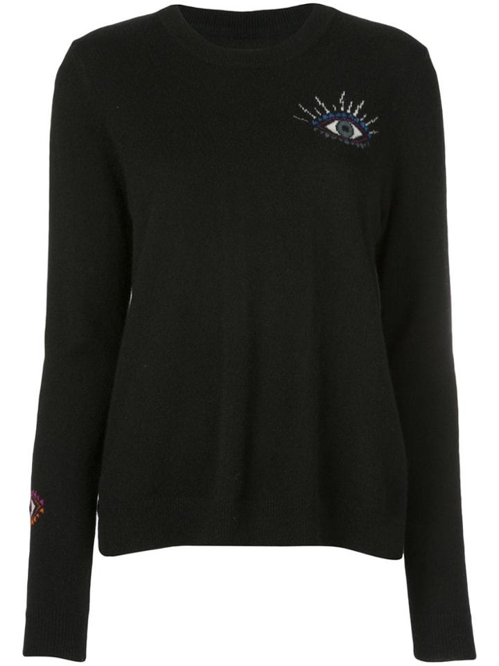 Nicole Miller Evil Eye Sweater - Black