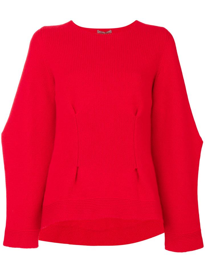 Alexander Mcqueen - Cashmere Knitted Jumper - Women - Cashmere - Xxs, Red, Cashmere