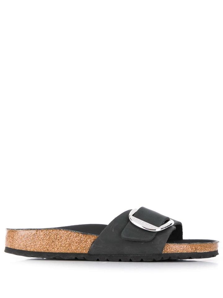 Birkenstock Madrid Oiled Sandals - Black
