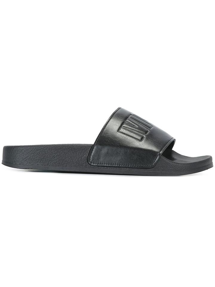 Mcq Alexander Mcqueen Embossed Logo Sliders