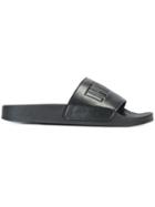 Mcq Alexander Mcqueen Embossed Logo Sliders