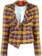Vivienne Westwood Vintage Check Blazer, Women's, Size: 42, Purple