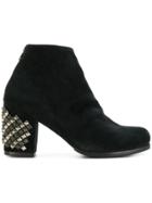 Calleen Cordero Studded Heel Ankle Boots - Black
