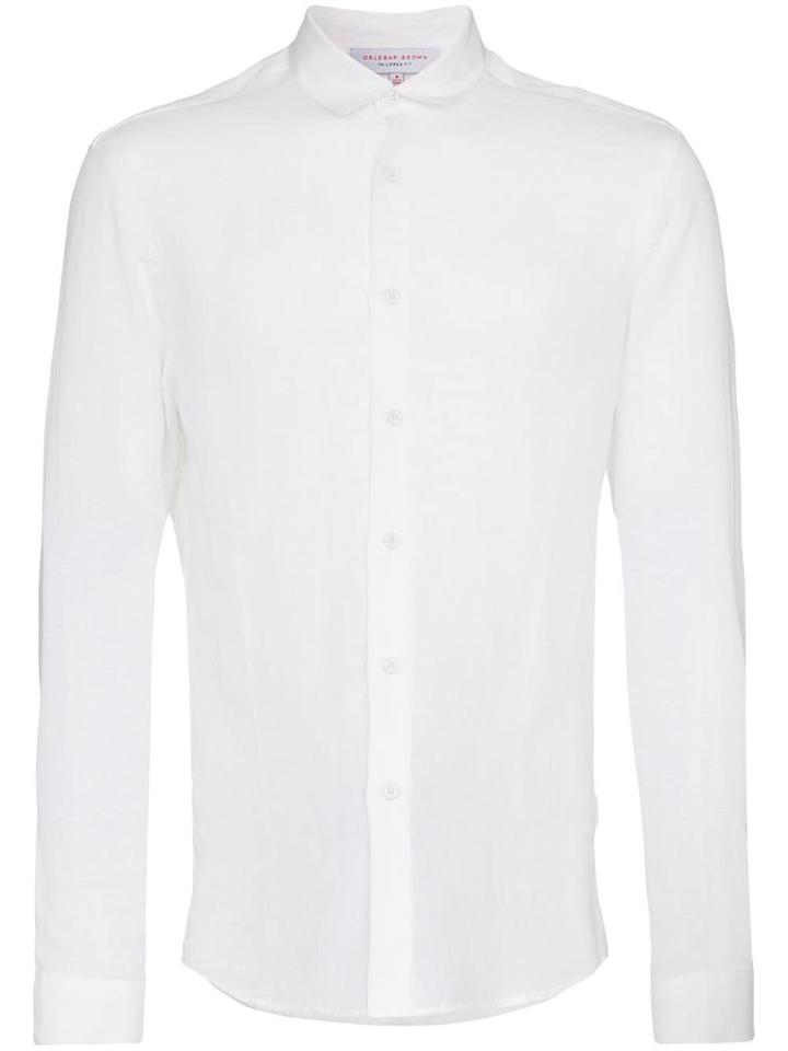 Orlebar Brown Giles Linen Shirt - White