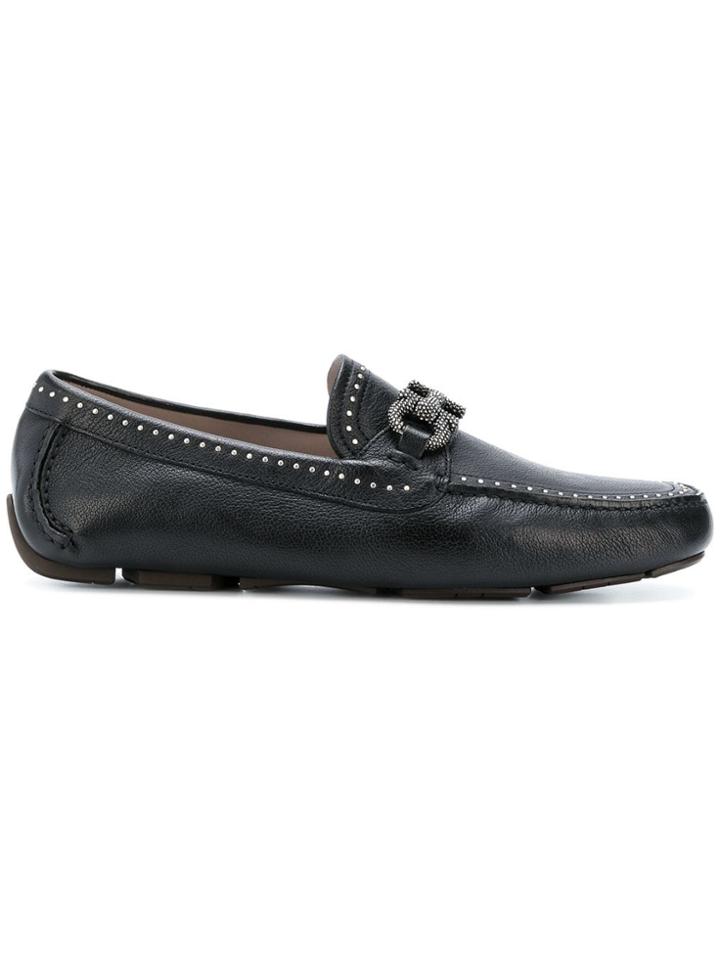 Salvatore Ferragamo Florin Mocassins - Black