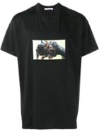 Givenchy Rottweiler Print T-shirt, Men's, Size: Large, Black, Cotton