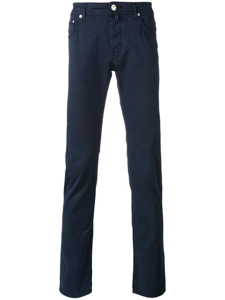 Jacob Cohen - Straight Cut Jeans - Men - Cotton/spandex/elastane - 34, Blue, Cotton/spandex/elastane
