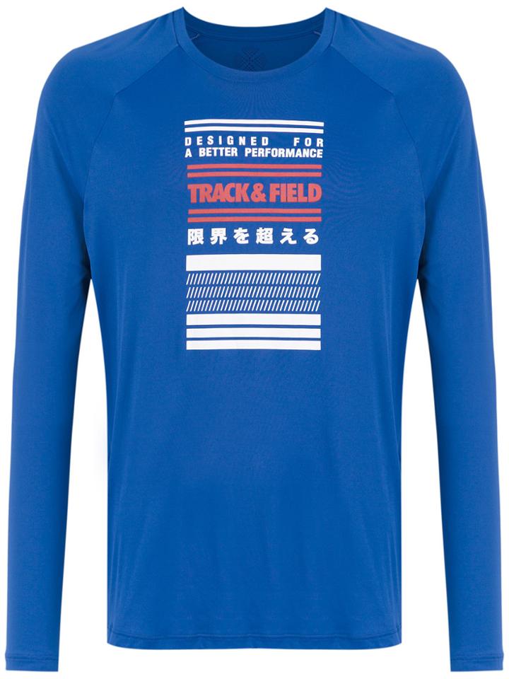 Track & Field Japan Long Sleeved T-shirt - Blue