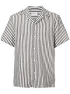 Éditions M.r Tahiti Striped Short Sleeve Shirt - White