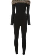 Jean Paul Gaultier Vintage Knitted Trim Jumpsuit - Black