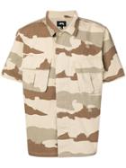 Stussy Camouflage Print Shirt - Neutrals
