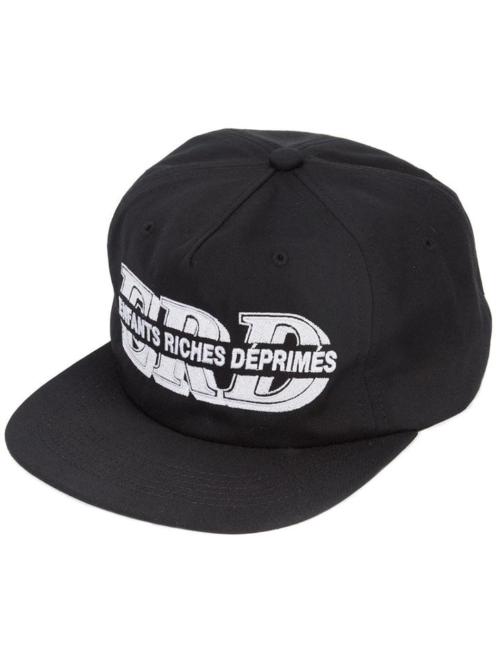 Enfants Riches Deprimes - E.r.d. Alt Logo Five-panel Hat - Unisex - Cotton - One Size, Black, Cotton
