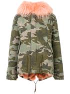 Mr & Mrs Italy Camouflage Parka Jacket - Green