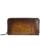 Berluti All Around Zip Wallet - Brown