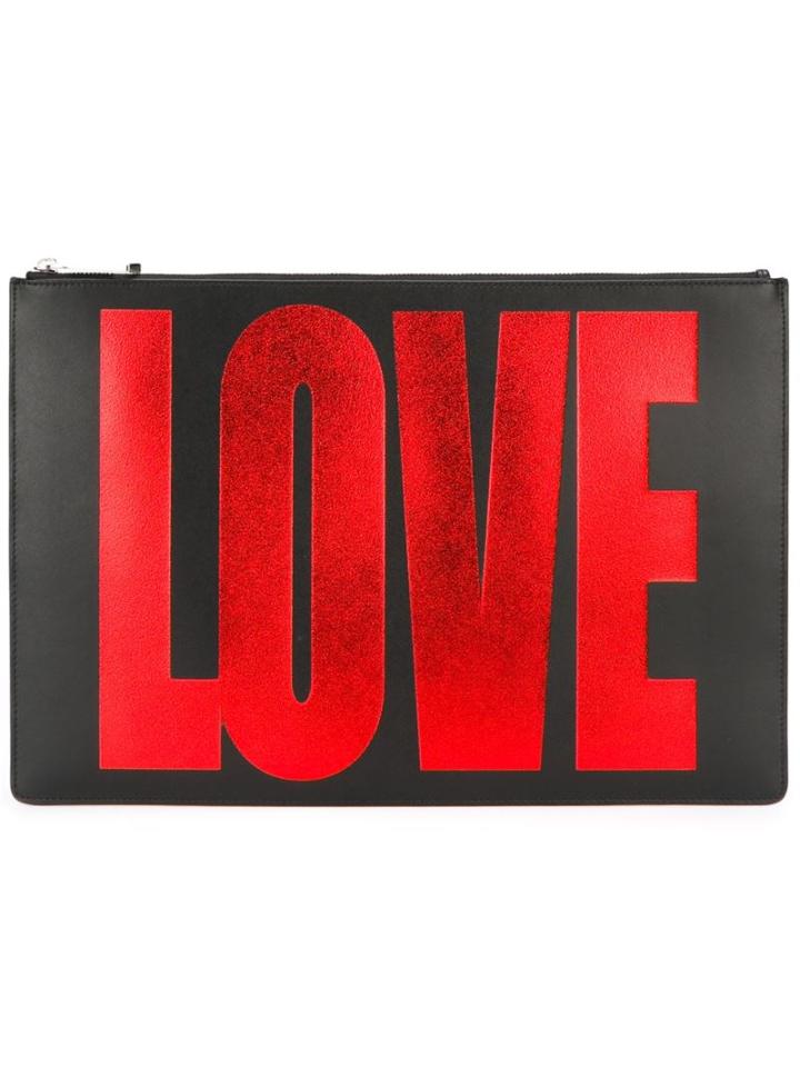 Givenchy Love Print Clutch
