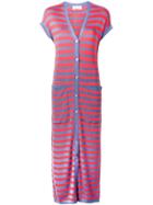 Sonia Rykiel Striped Maxi Cardigan - Blue