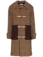 Rejina Pyo Rejina Ls Coa Dffl Wl Chk - Brown