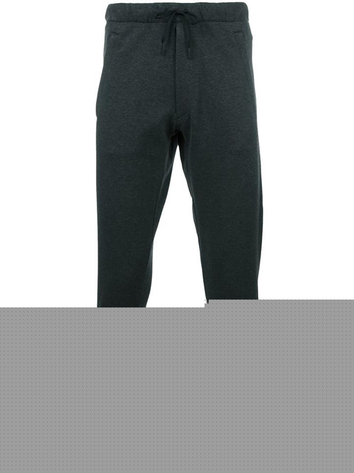 John Elliott Ribbed Detail Leggings - Blue