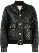 Gucci Quilted Bomber Jacket - Black