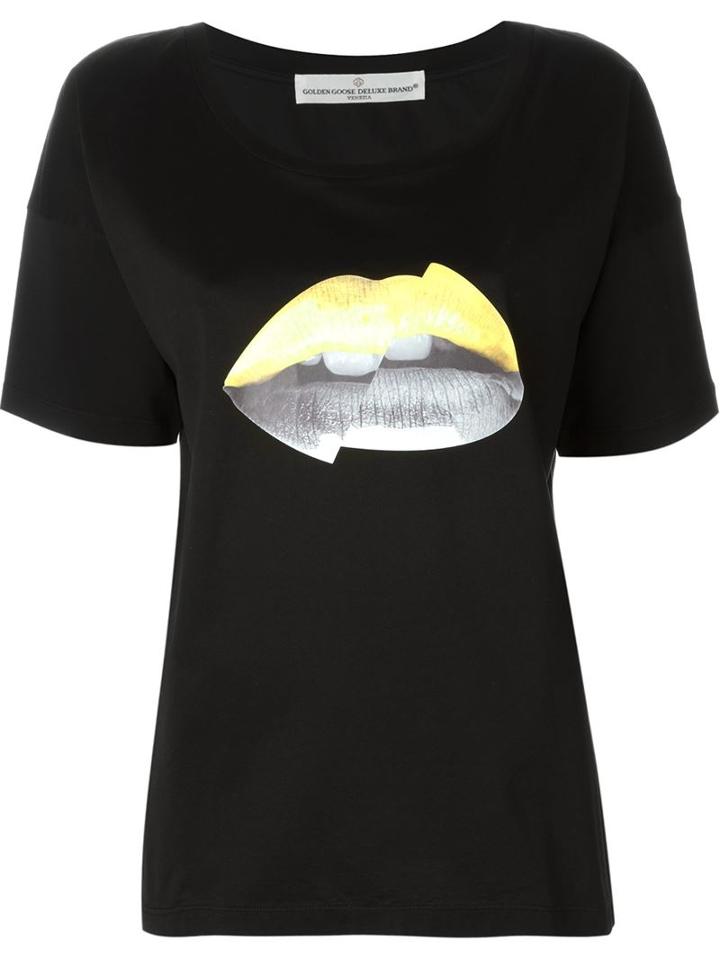 Golden Goose Deluxe Brand Margo T-shirt, Women's, Size: Xs, Black, Cotton