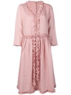 's Max Mara Ruffled Trimmed Midi Dress - Pink