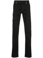 Dior Homme Ripped Skinny Jeans - Black