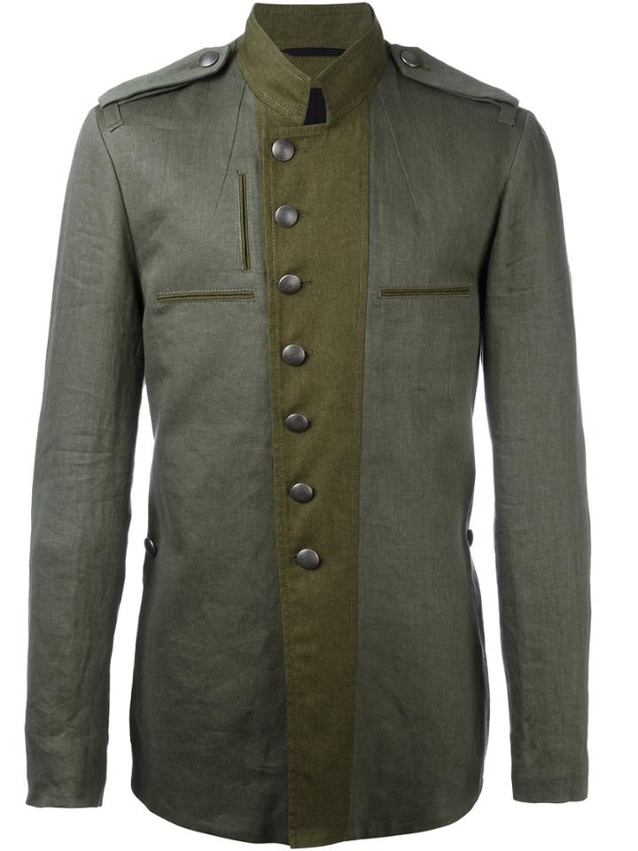 Ann Demeulemeester Military Jacket - Green