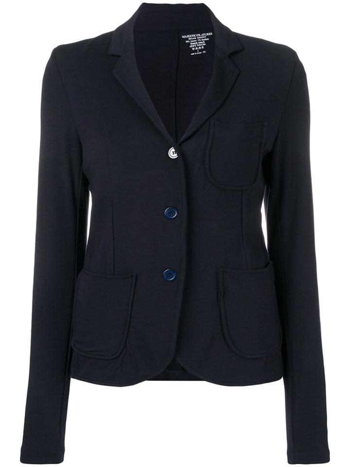 Majestic Filatures Button Up Blazer - Blue