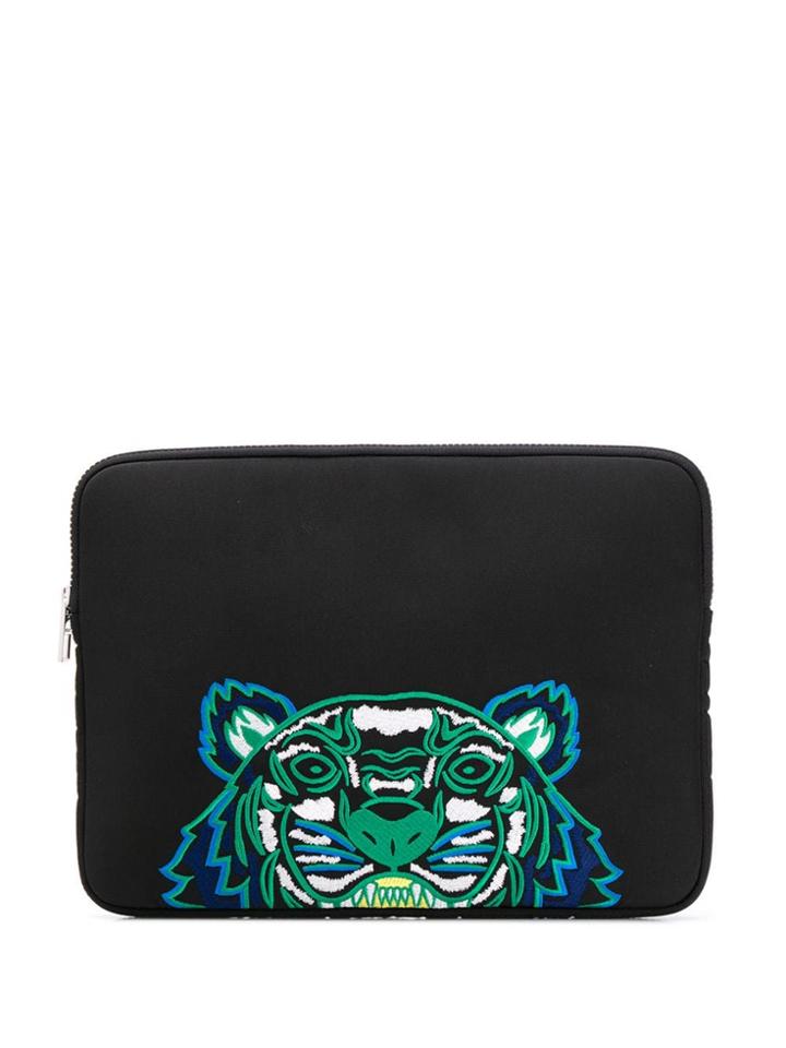 Kenzo Logo Print Pouch - Black
