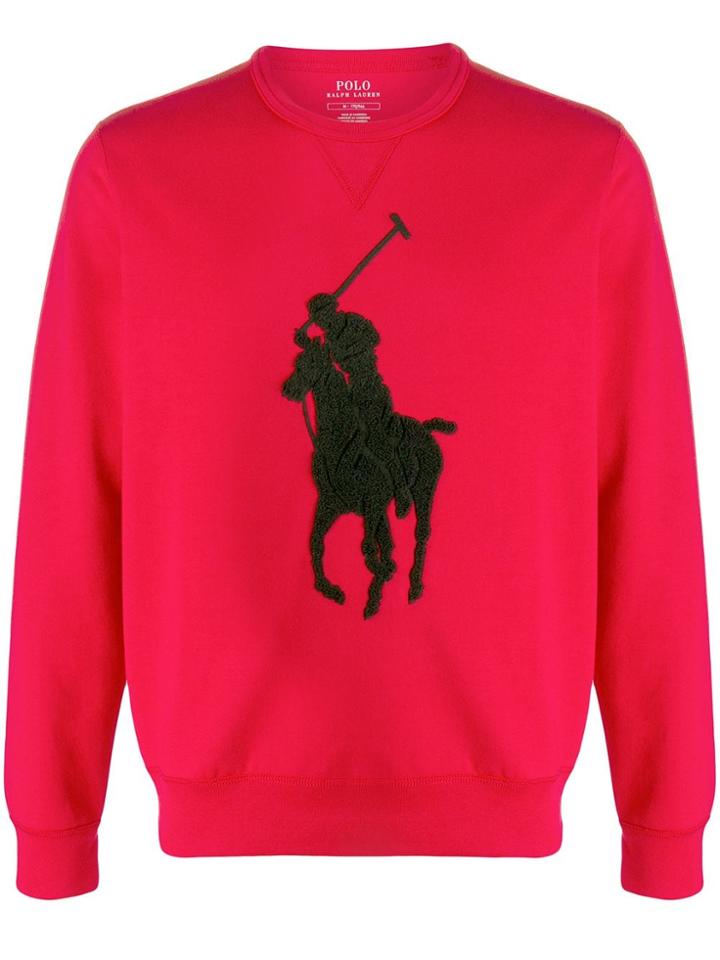 Polo Ralph Lauren Logo Front Jumper - Red