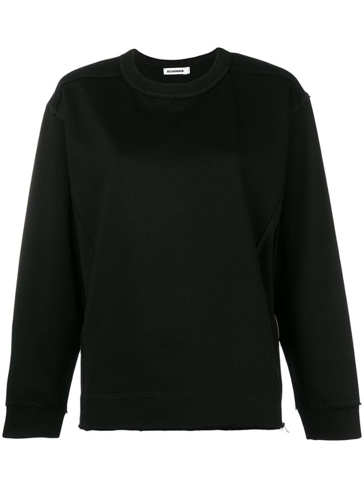 Jil Sander Round Neck Jumper - Black