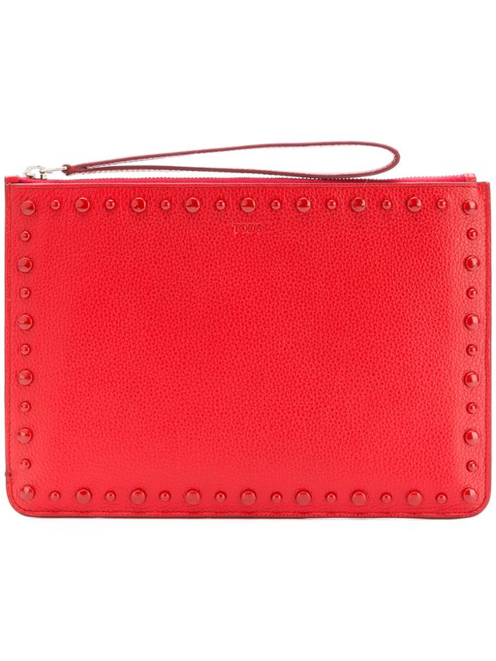 Tod's Gommini Clutch - Red