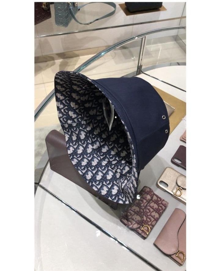 Fashion Concierge Vip Dior - Monogram Bucket Hat - Blue
