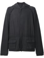Haider Ackermann Oversized Hooded Jacket, Men's, Size: Small, Grey, Cotton/spandex/elastane