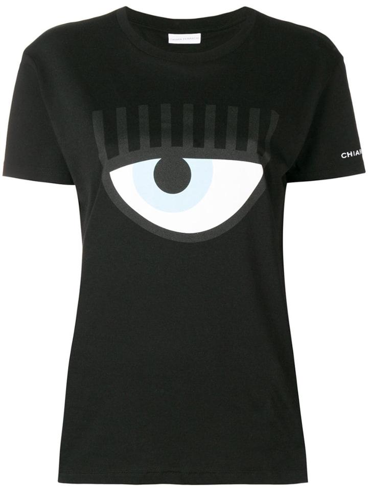 Chiara Ferragni Printed T-shirt - Black