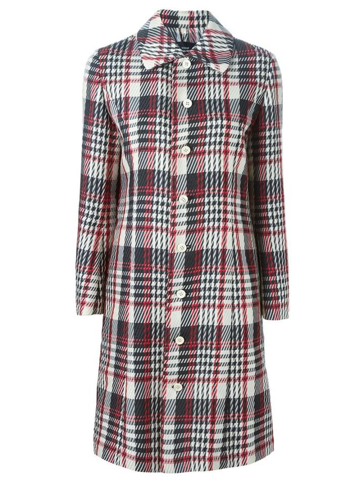 Comme Des Garcons Vintage Tartan Checked Coat