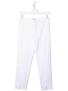 Dondup Kids Front Slit Leggings - White